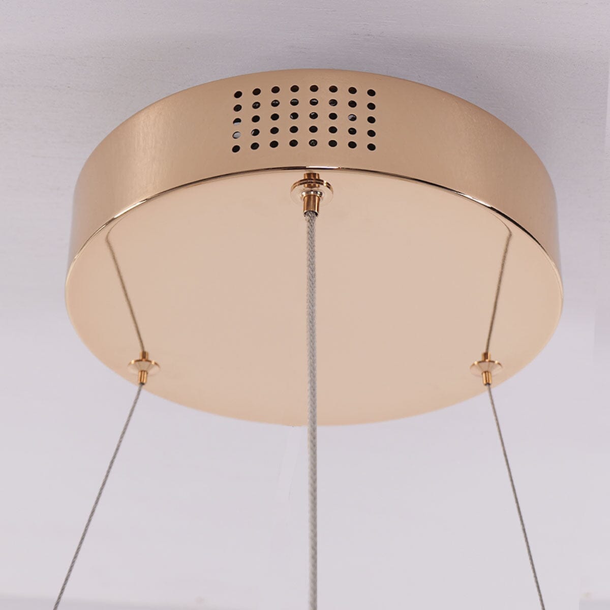 Lightsin Luxurious Gold Crystal LED Halo Pendant Light Lightsin UK 