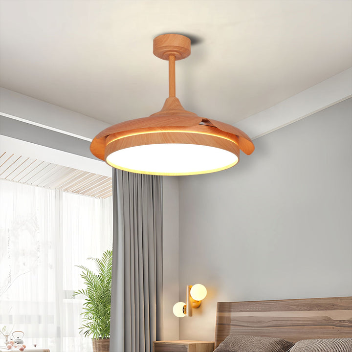 Lightsin Elegant Contemporary Ceiling Fan Light Featuring Soft LED Illumination Lightsin UK 