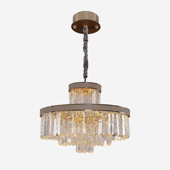 Lightsin Luxury Hanging Lights for Living Room with Golden Crystal Radiance Lightsin UK 