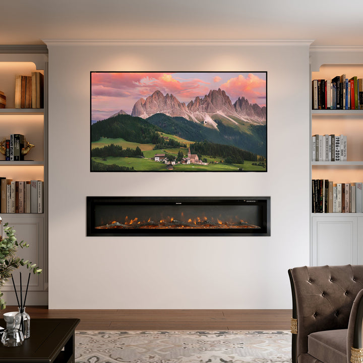 Smallbee Easy-to-Install Aluminum Profile Media Wall Frame