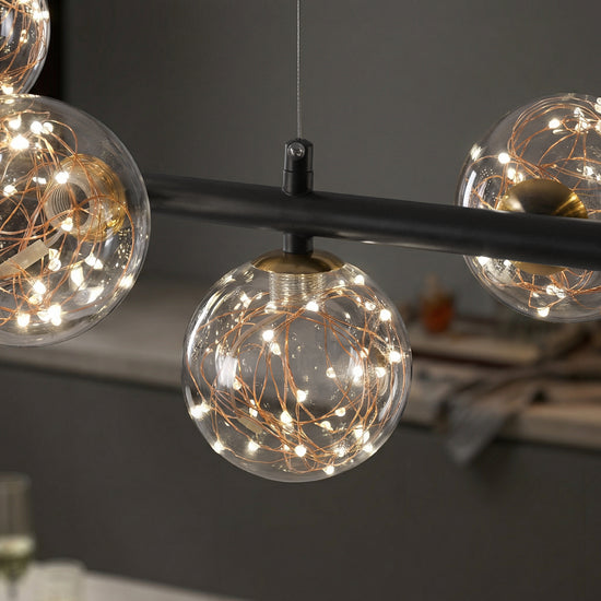 Cumulus - Modern Metal Chandelier with LED Starry Sky Effect