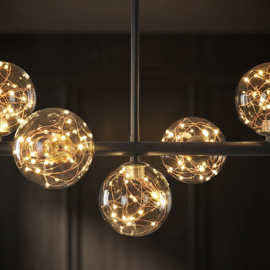 Cumulus - Modern Metal Chandelier with LED Starry Sky Effect