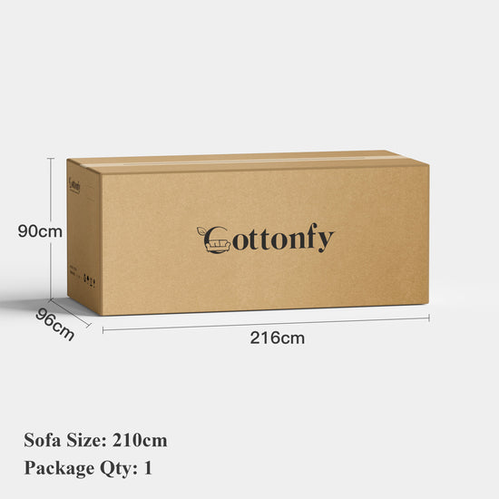 Minimalist Stylish Detachable Striped and Checkered Pattern Sofa