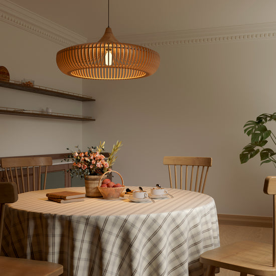 Shadome-Handcrafted Wooden Kitchen Pendant Light Fixtures