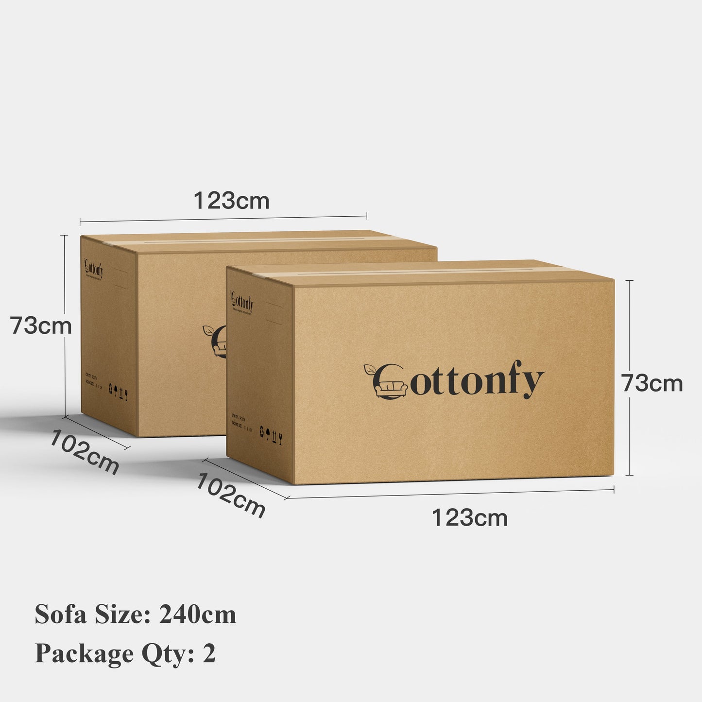 Stylish Lambswool Sofa with Detachable Design