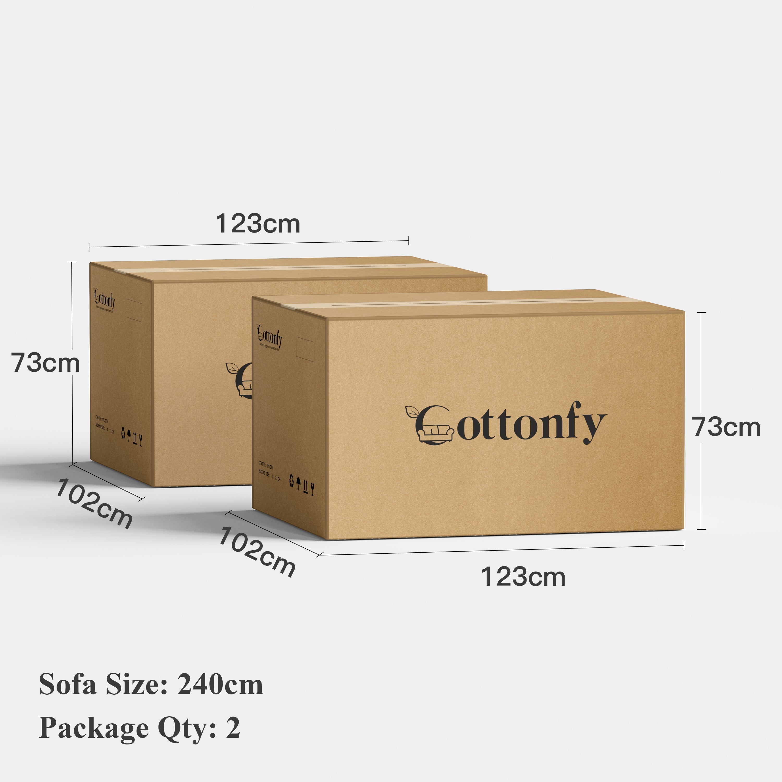 Stylish Lambswool Sofa with Detachable Design