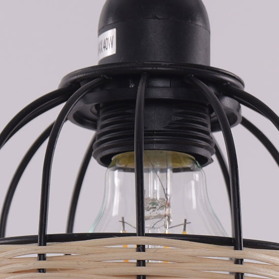 Lightsin Lantern-Inspired Rattan Ceiling Light for Cozy Natural Elegance Lightsin UK 