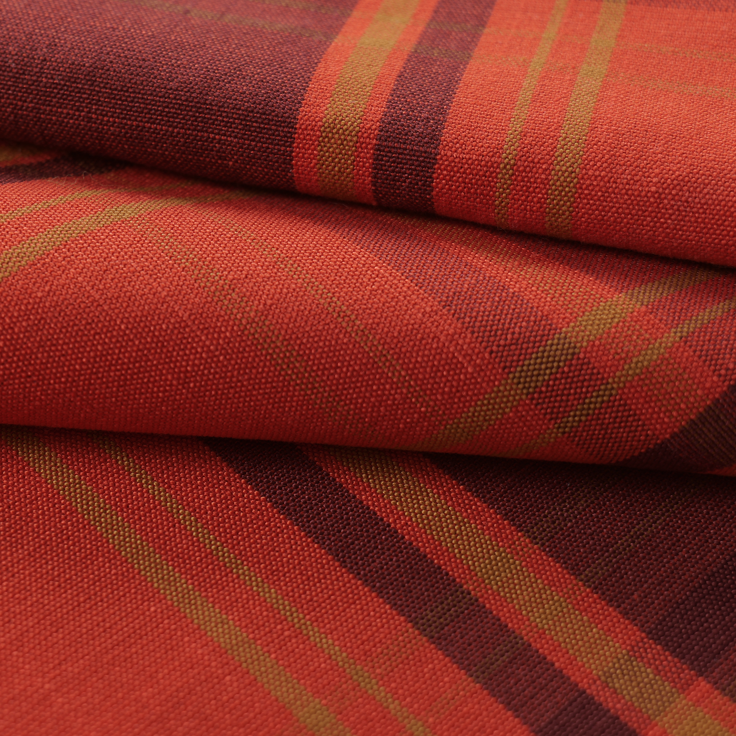 Mid-weight Tartan Check Fabric Cotton, Autumn Spice, AR460053