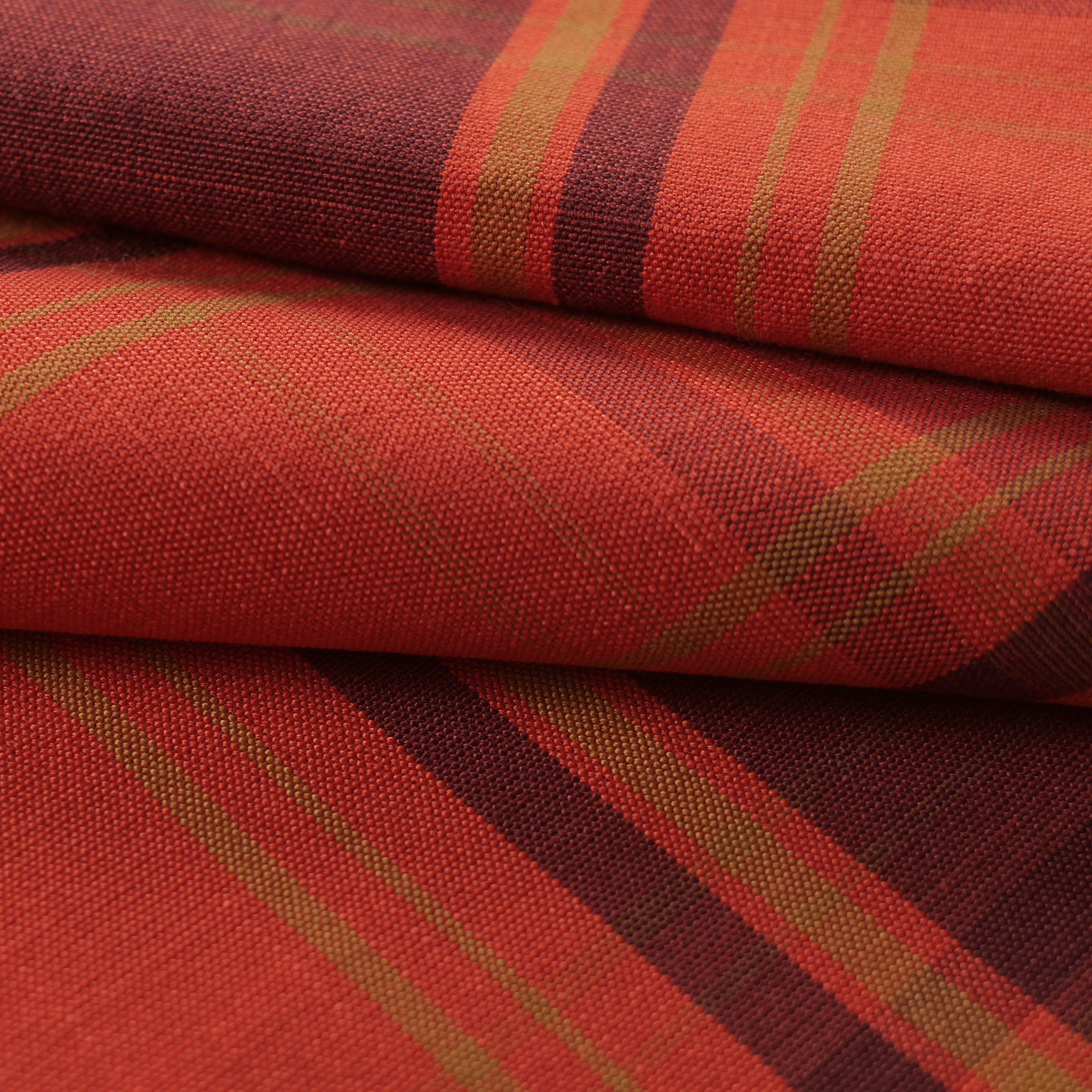 Mid-weight Tartan Check Fabric Cotton, Autumn Spice, AR460053