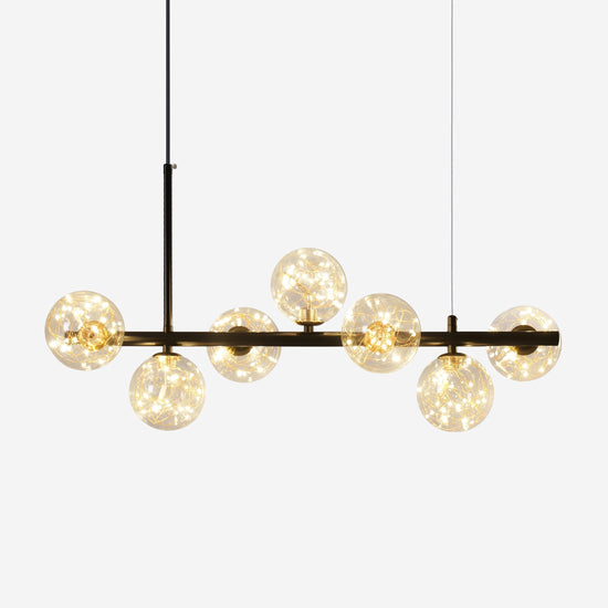 Cumulus - Modern Metal Chandelier with LED Starry Sky Effect