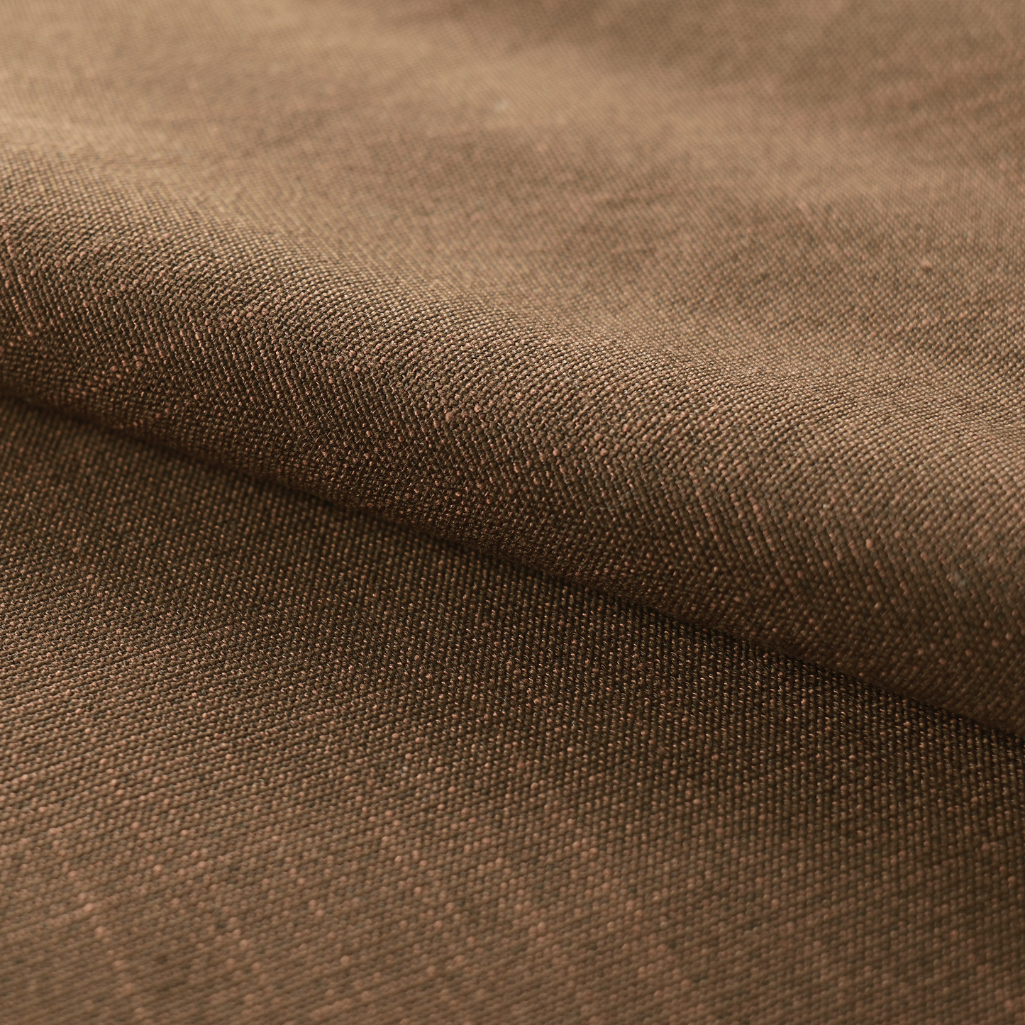Mid-weight Block of Colour Fabric Cotton, Dark Walnut, AR460055
