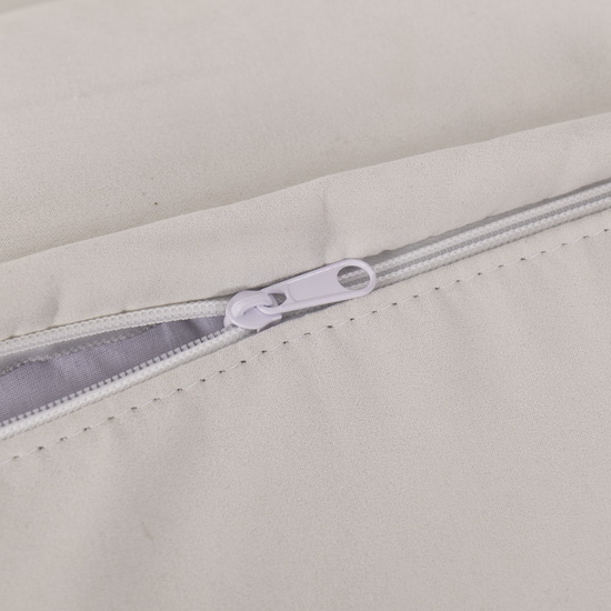 Cottonfy Creamy Tofu Block Pullout Sofa Bed with Storage