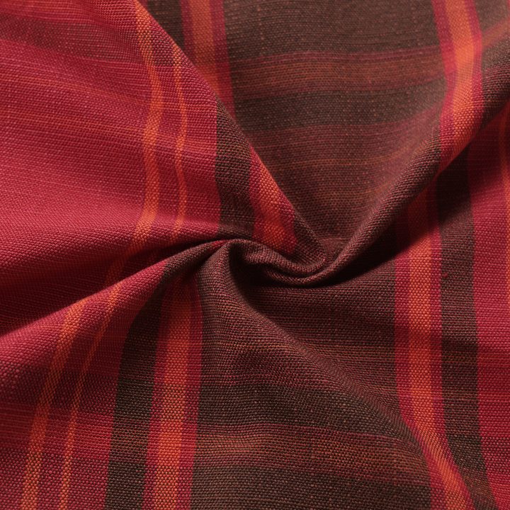 Mid-weight Tartan Check Fabric Cotton, Garnet Red, AR460054