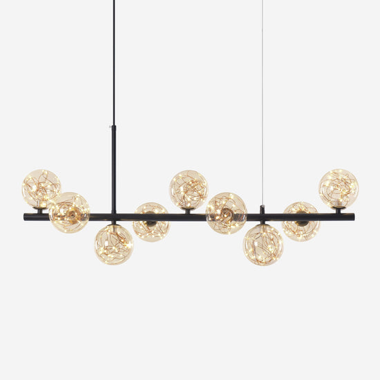 Cumulus - Modern Metal Chandelier with LED Starry Sky Effect