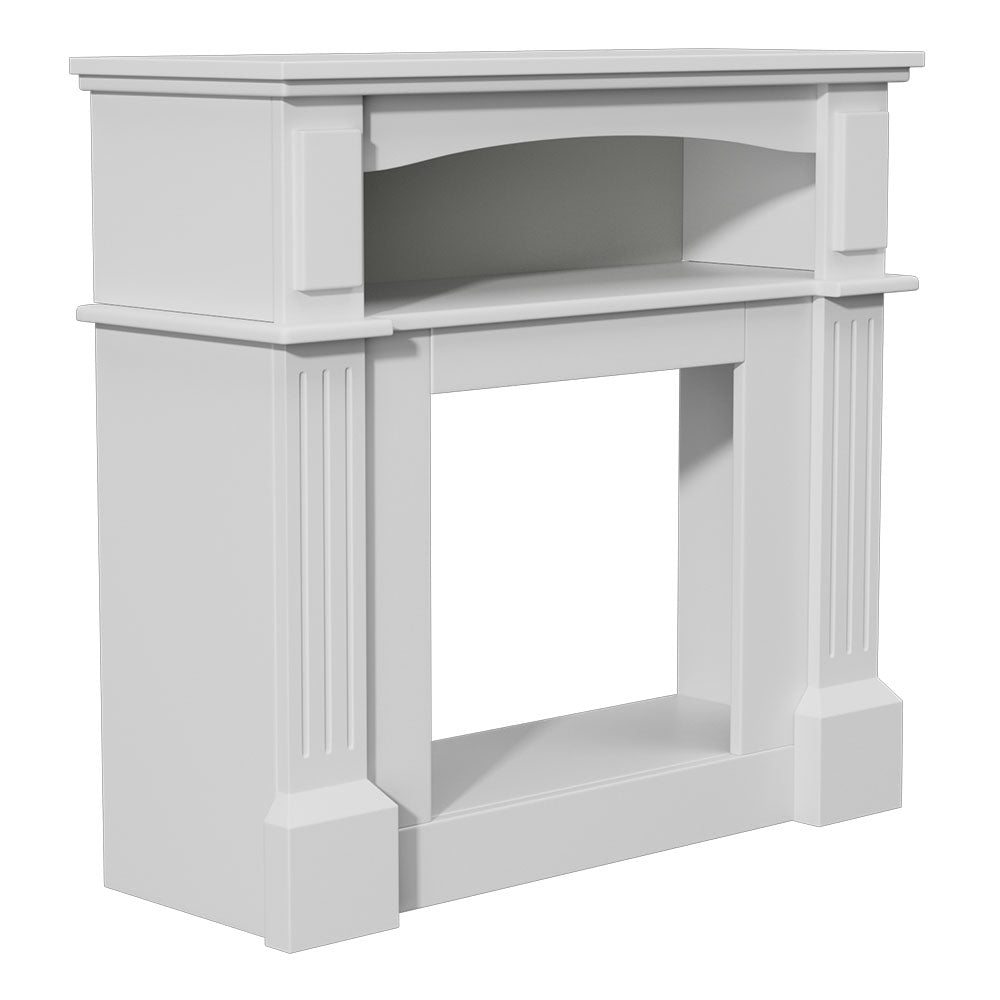 Smallbee Fireplace Cabinet with 18inch Electric Fire | Touchscreen-enabled, remote-controlled, timer-operated