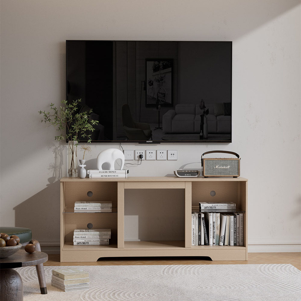 Smallbee Fireplace Cabinet with 18inch Electric Fire | Touchscreen-enabled, remote-controlled, timer-operated