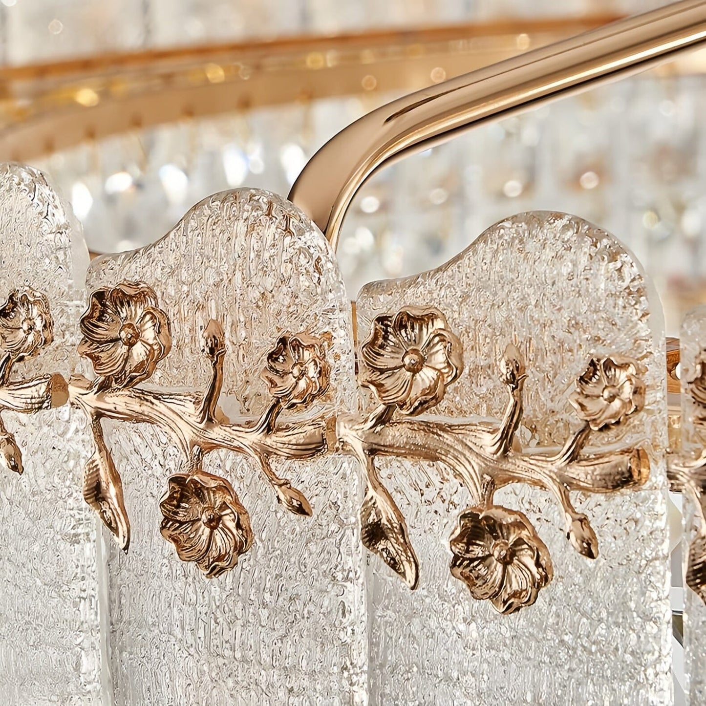 Lightsin Contemporary Crystal Pendant Light Oval and Round Dimmable Ceiling Fixture for Living Room and Hall Lightsin UK 