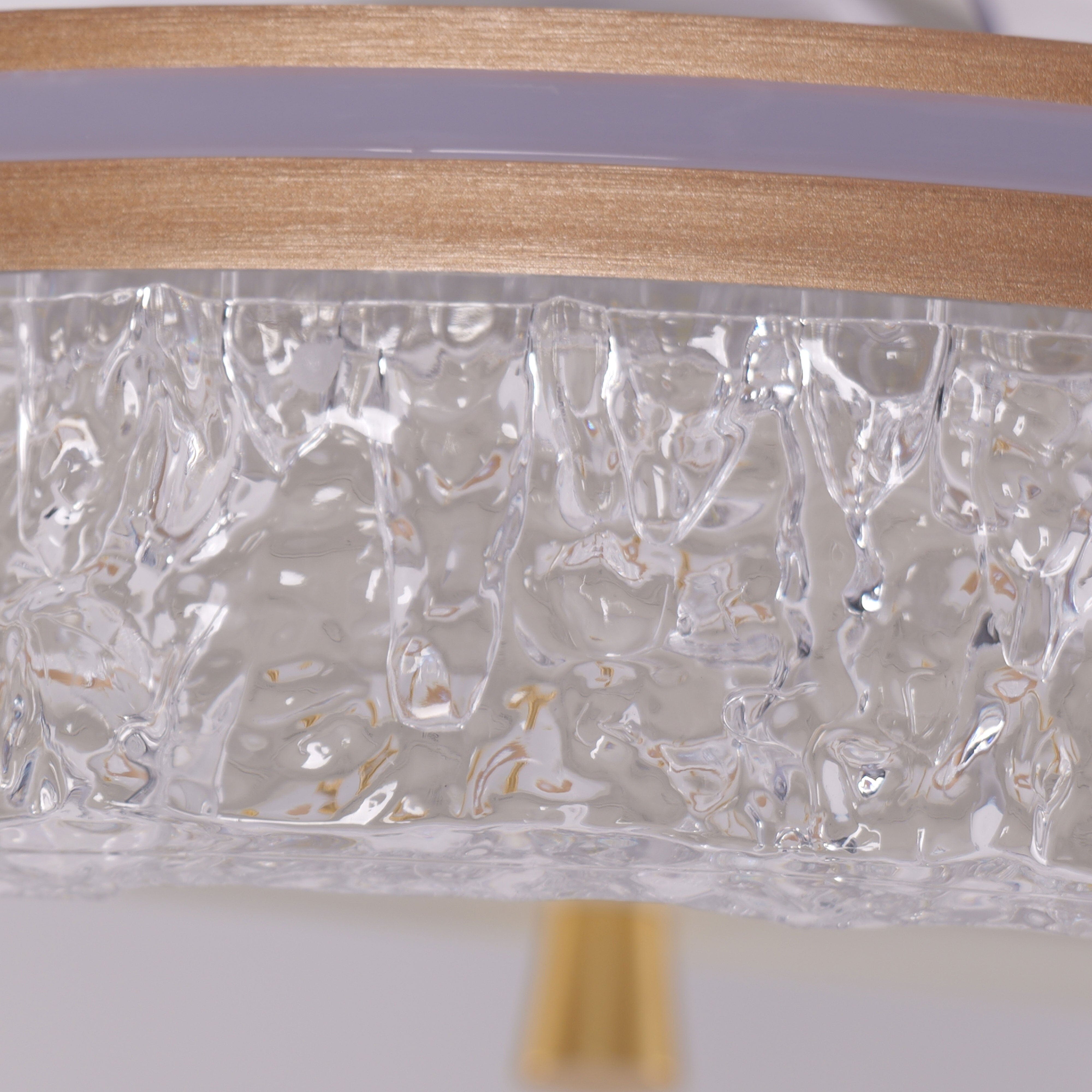 Lightsin Whisper Quiet Reversible Ceiling Fan with Light Acrylic and Metal Fan Ceiling Light Fixture Lightsin UK 