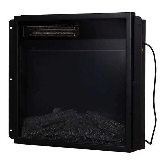 Smallbee Fireplace Cabinet with 18inch Electric Fire | Touchscreen-enabled, remote-controlled, timer-operated