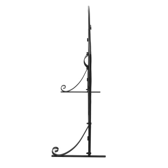 Smallbee Iron Fireplace Screen Black Powder Coated – 90x32x78.8cm