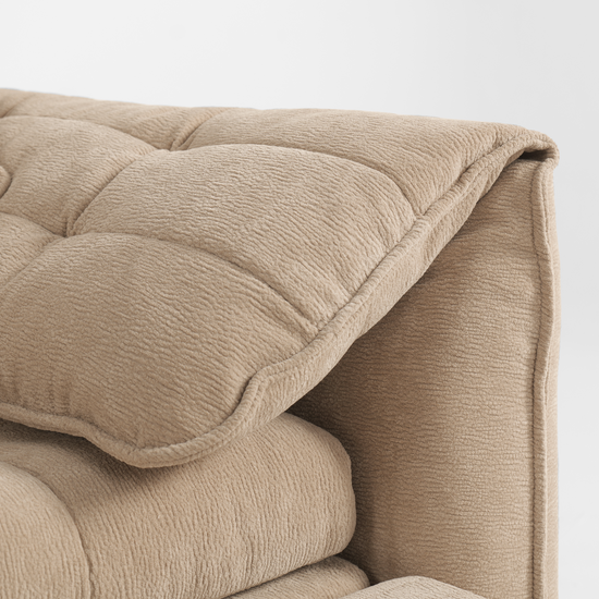 Cloud Elephant Ears Folding Corner Sofa Bed with Storage