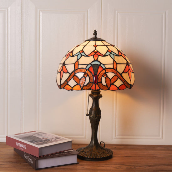 Lightsion Tiffany Table Lamp | Handcrafted Stained Glass Butterfly Series Lightsin UK 