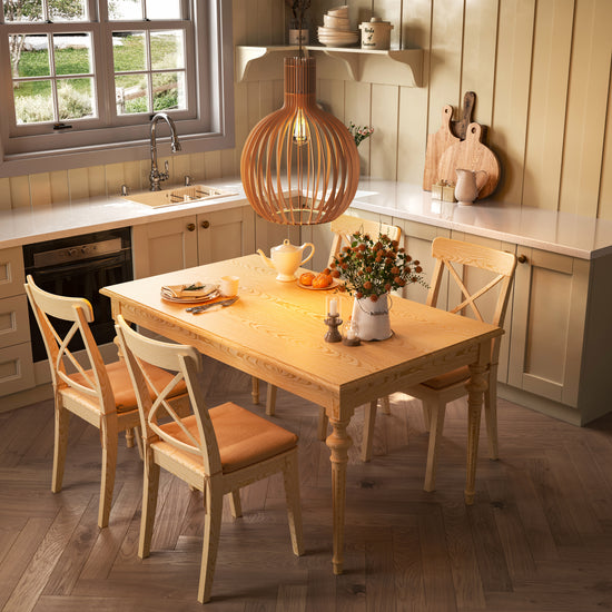 Shadome-Scandinavian LED Wooden Birdcage Pendant Light