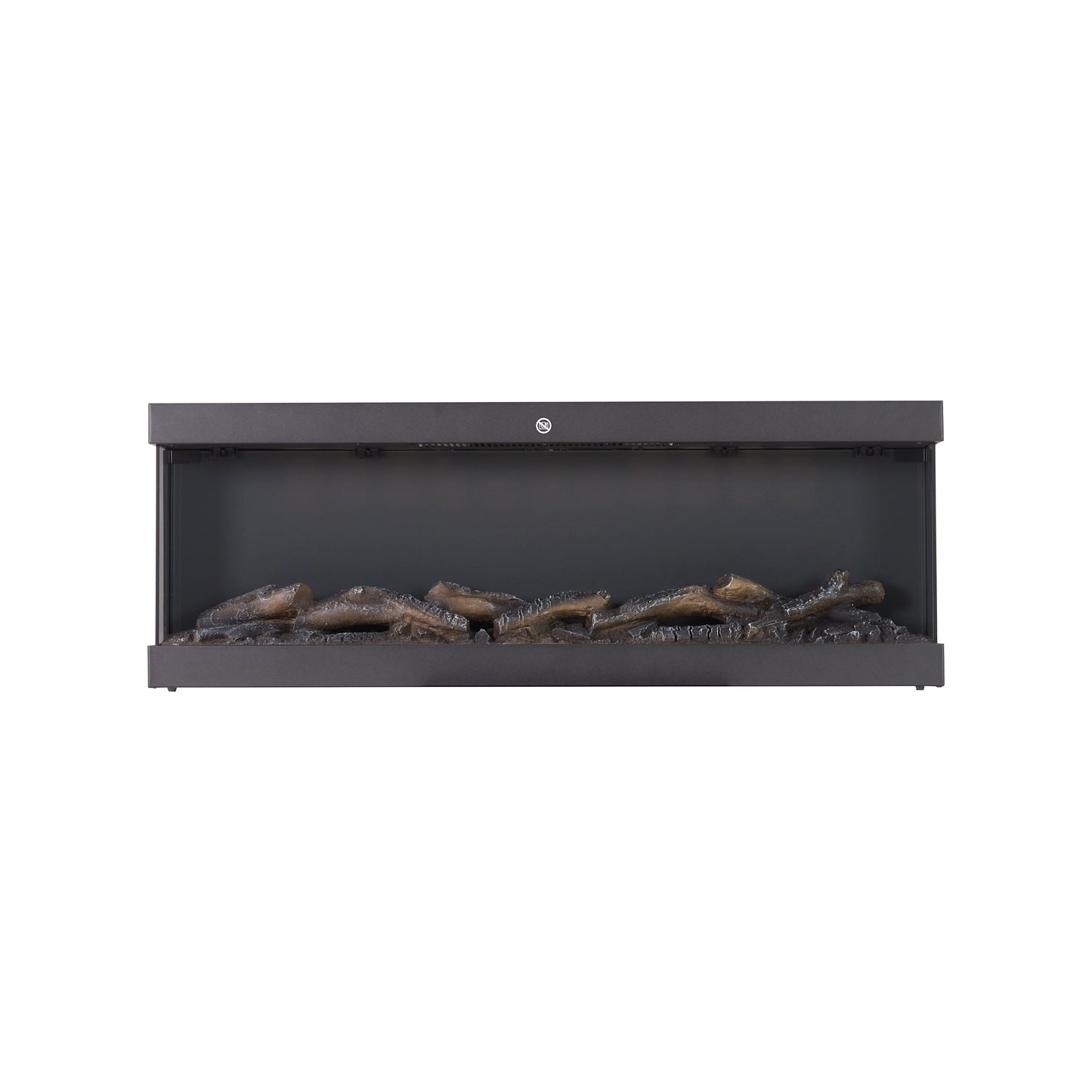 Smallbee 42/48/56/72inch 3-Sided Black/White Electric Fireplace with Remote Control, WiFi Function, Adjustable LED Flames and Heating Modes