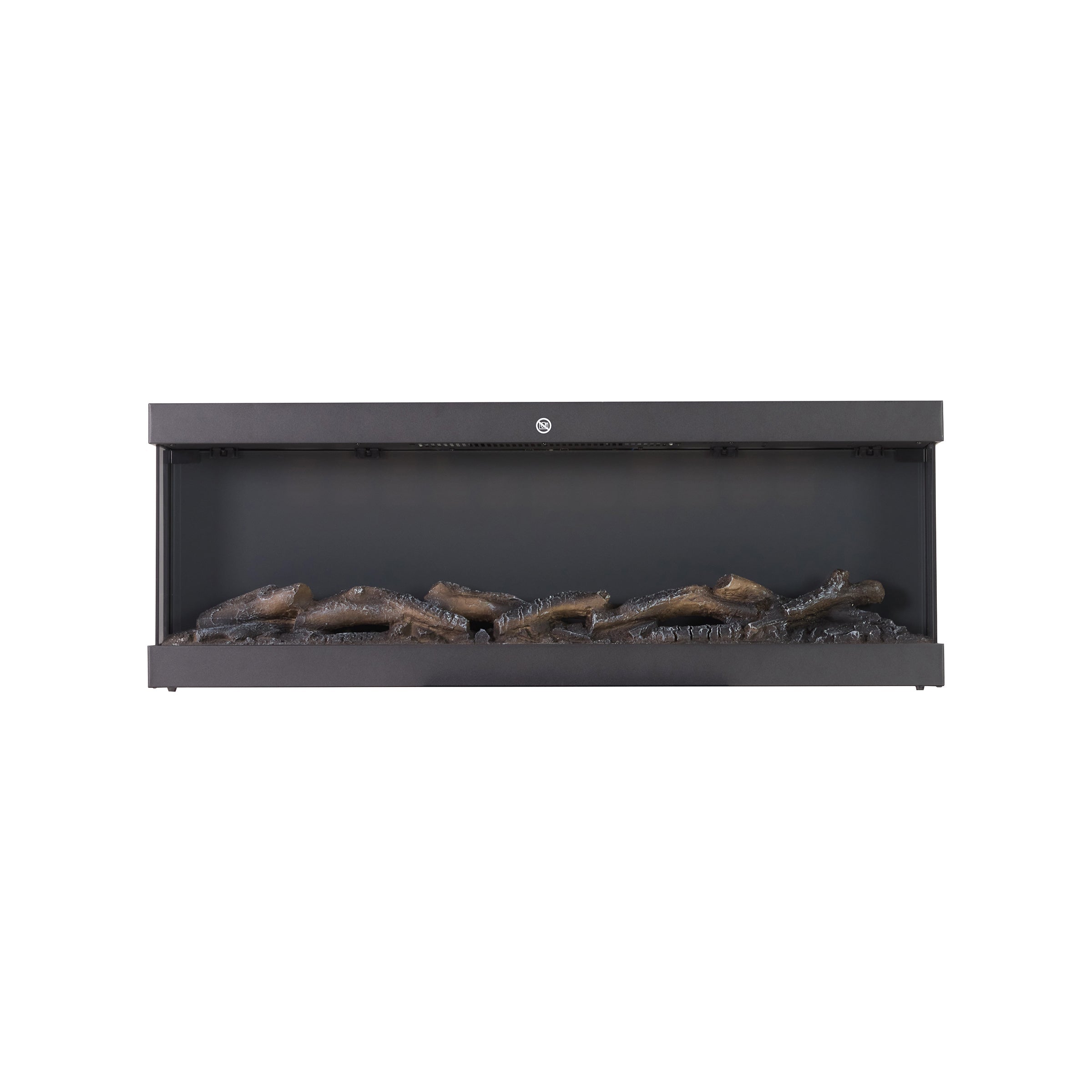 Smallbee 42/48/56/72inch 3-Sided Black/White Electric Fireplace with Remote Control, WiFi Function, Adjustable LED Flames and Heating Modes