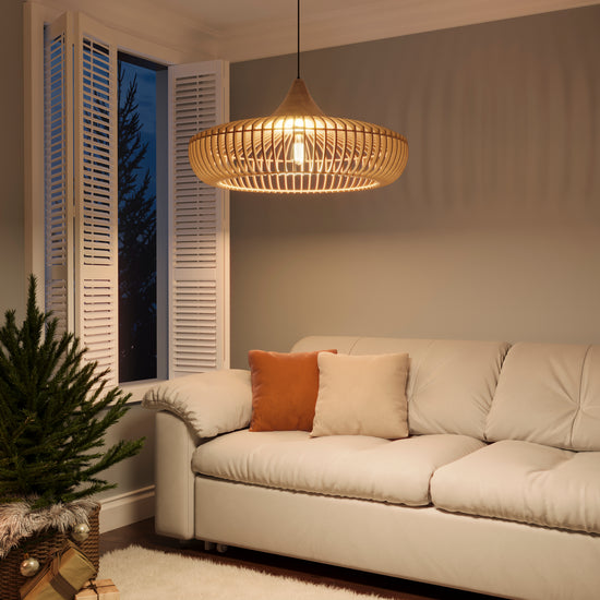 Shadome-Handcrafted Wooden Kitchen Pendant Light Fixtures