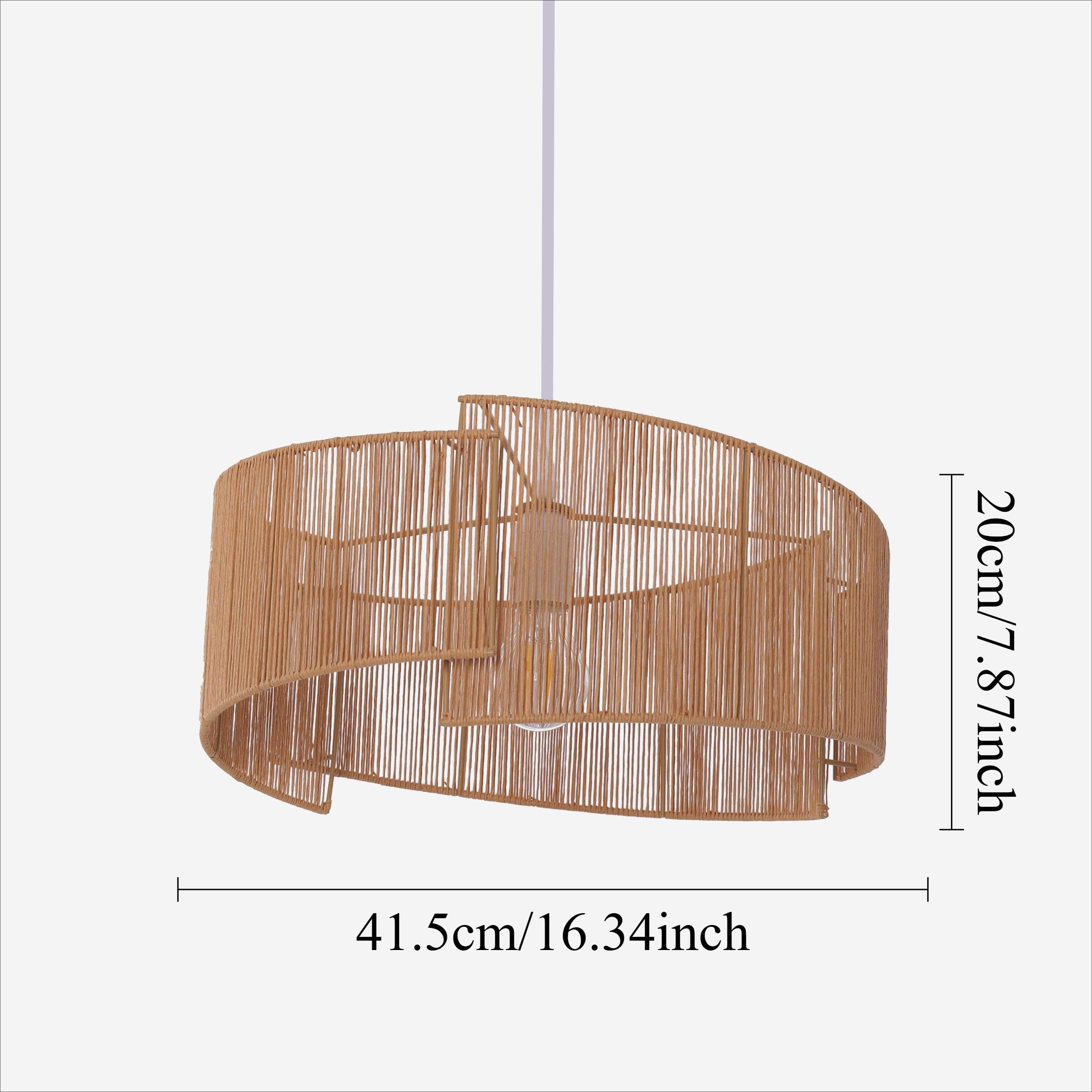 Lightsin Twist and Flow Woven Pendant Light for Serene Living Spaces Lightsin UK 