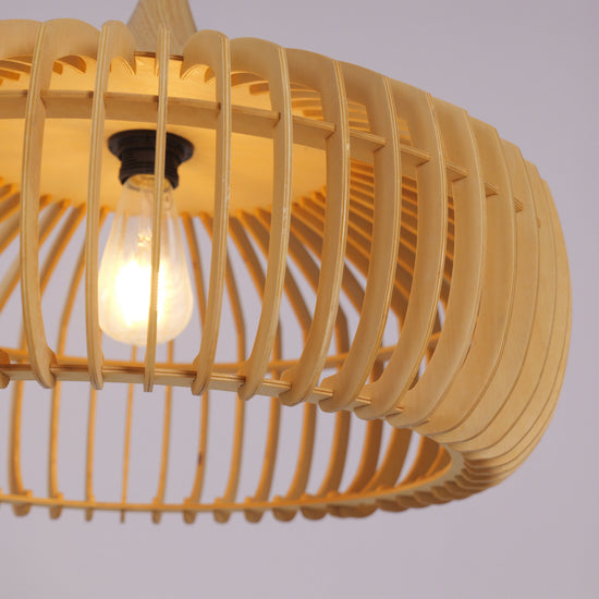 Lightsin Handcrafted Wood Pendant Light for Kitchen Island and Modern Interiors Lightsin UK 