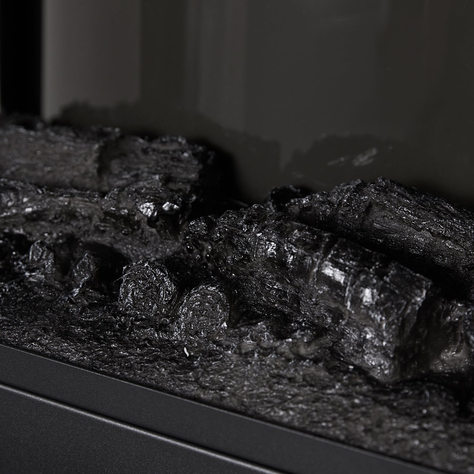 Smallbee 3-Sided Freestanding Electric Fireplace with Remote Control – Black, 900/1800W, Adjustable LED Flame & Temperature