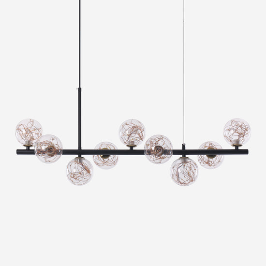 Cumulus - Modern Metal Chandelier with LED Starry Sky Effect