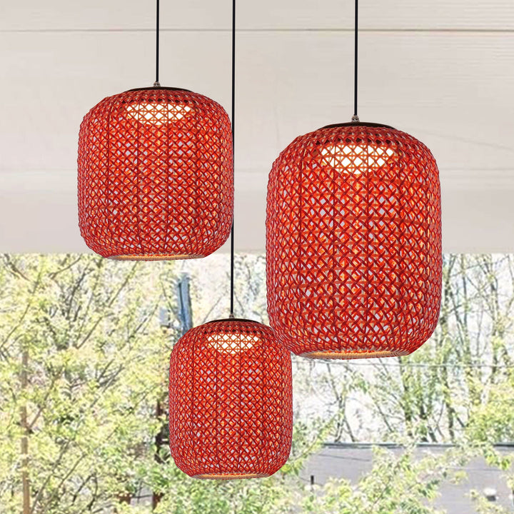 Lightsin Designer High-End Handwoven Multi-Light Outdoor Pendant Light Lightsin UK 